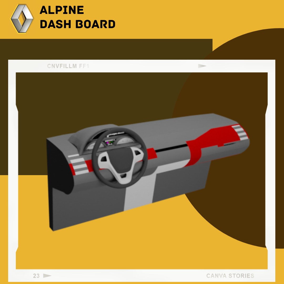 Alpine Renault Dashboard